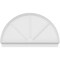 Ekena Millwork Half Round 3 Spoke Architectural Grade PVC Combination Pediment, 64"W x 38-3/4"H x 2-3/4"P PEDPC064X390HRO03 - alternate 6
